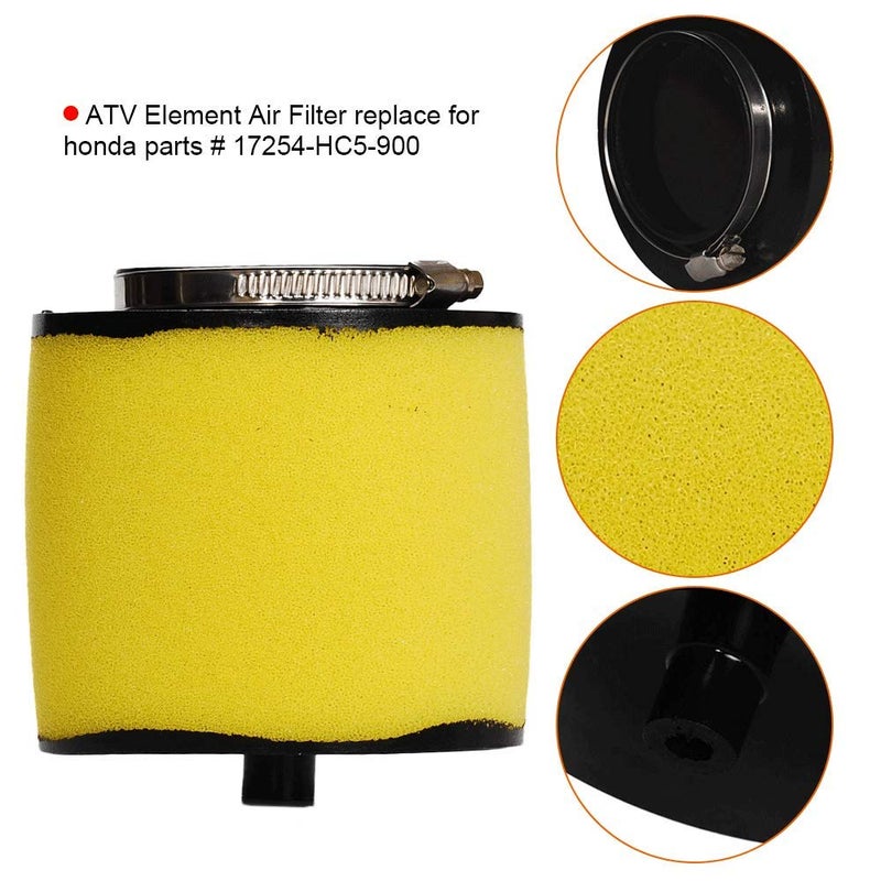 HIFROM ATV Air Filter Element Cleaner Replacement for Honda Replacement Foreman 400 450 TRX400FW TRX450S TRX450ES TRX450FE TRX450FM Replace 17254-HC5-900 (Pack of 2) - Image 5